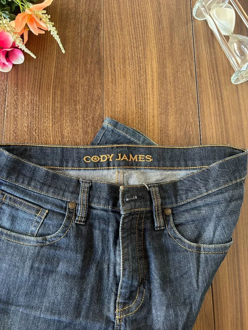 Cody James Men's Jeans 33x32 Dark Wash Denim Western